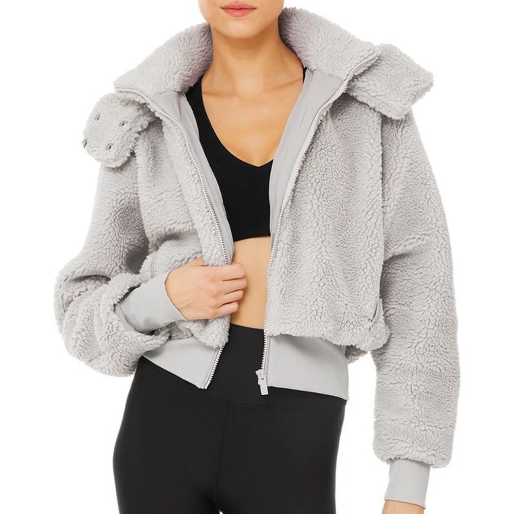 Alo foxy Sherpa jacket size small